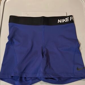 Nike Pro Blue Athletic Shorts